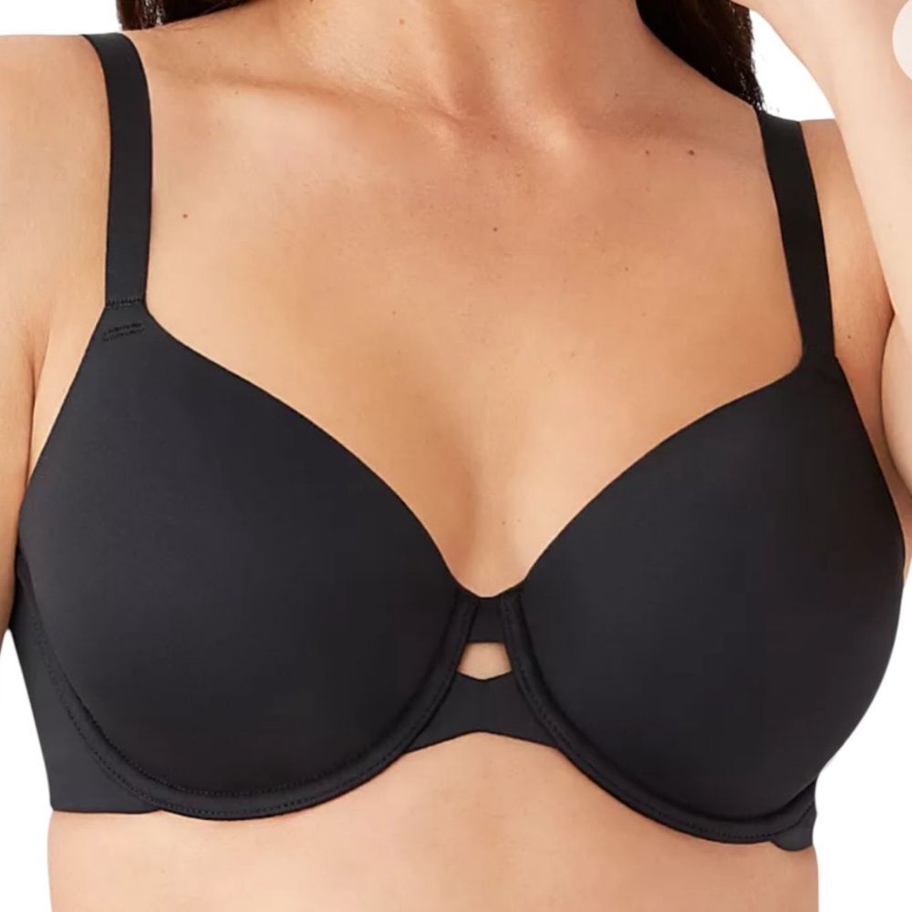 Wacoal Black Superbly Smooth Contour Underwire Bra Convertible Womens 34D